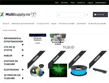Tablet Screenshot of multisupply.no